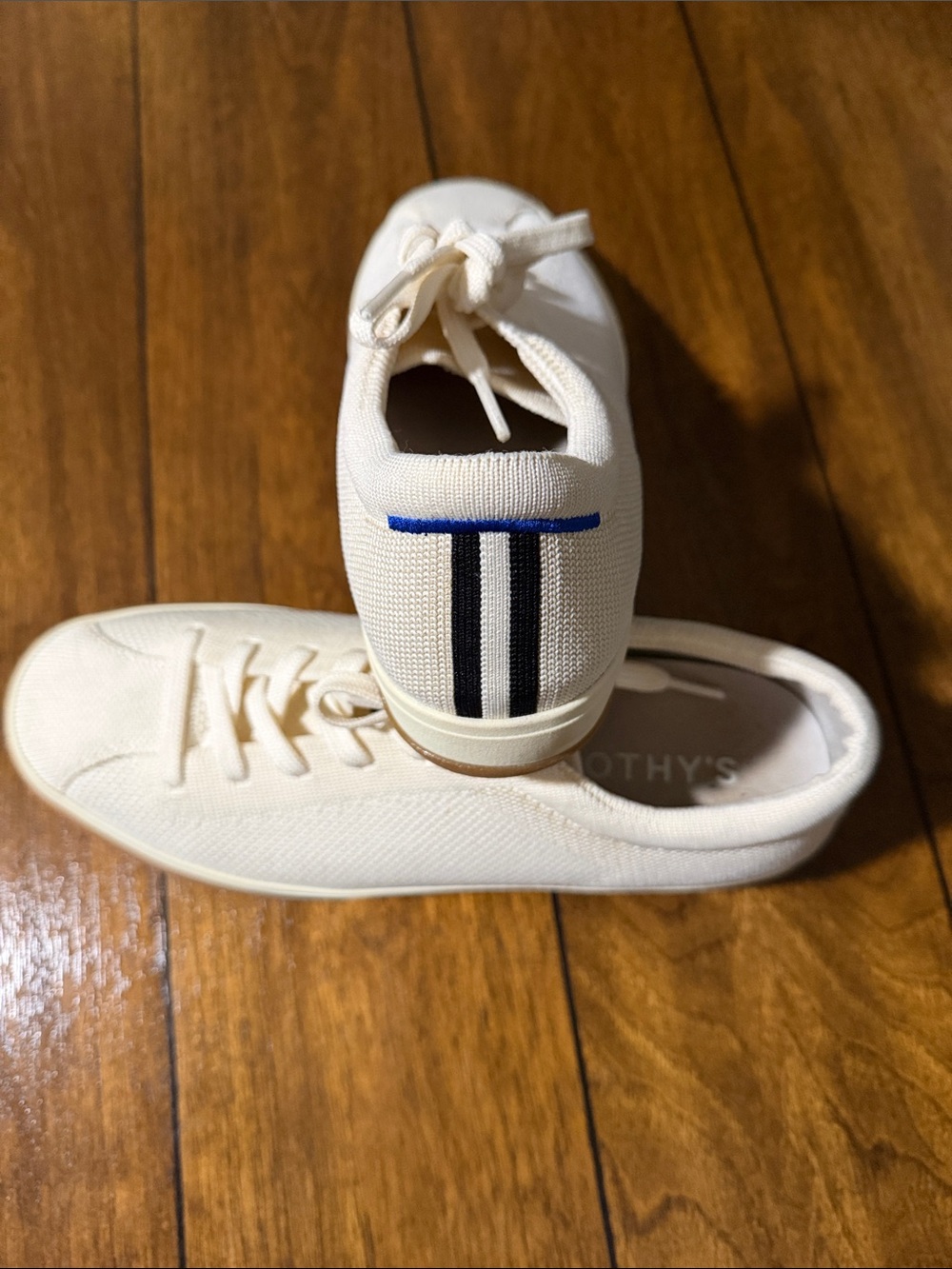 Rothy's Cream Canvas Women's Sneakers - Picture 7 of 9